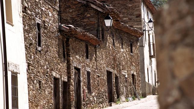Calle principal de La Hiruela