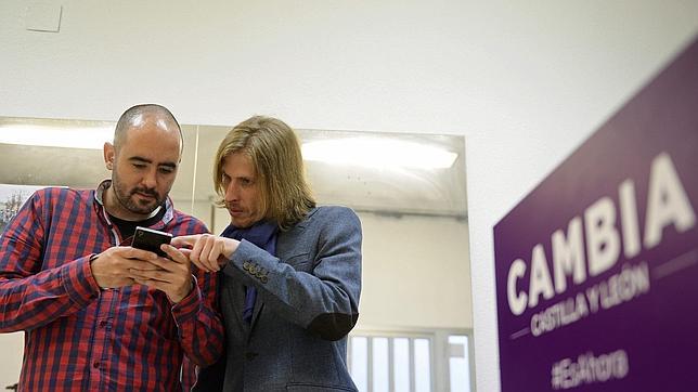 El candidato de Podemos a la presidencia de la Junta de Castilla y León, Pablo Fernández