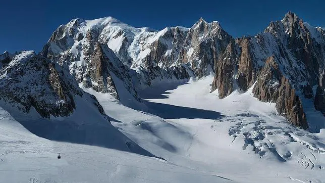 Un detalle de la imagen de Filippo Blengini, tomada en el Mont Blanc