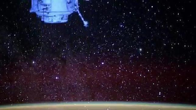 Captura del vídeo del astronauta Terry W. Virts
