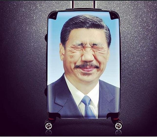 El montaje del fotógrafo Dai Jianyong con el rostro de Xi Jinping