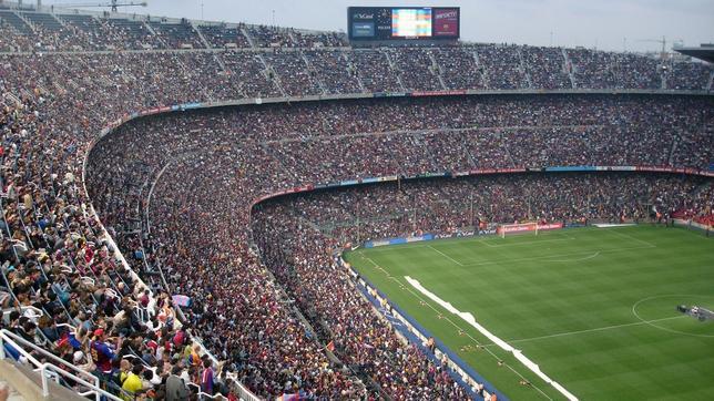Vista general del Camp Nou
