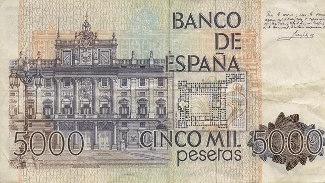 Billete de 5000 pesetas