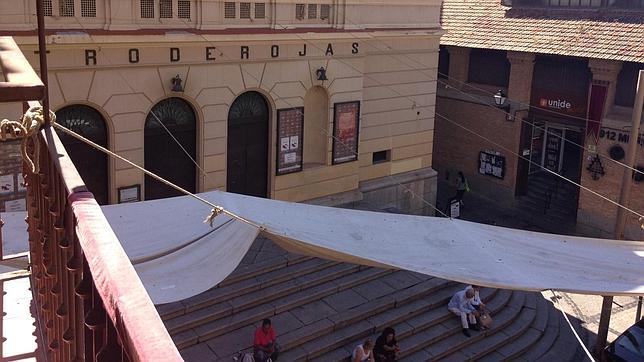 Plaza Mayor, en donde se encuentra el Teatro de Rojas, uno de los puntos que más gente congrega