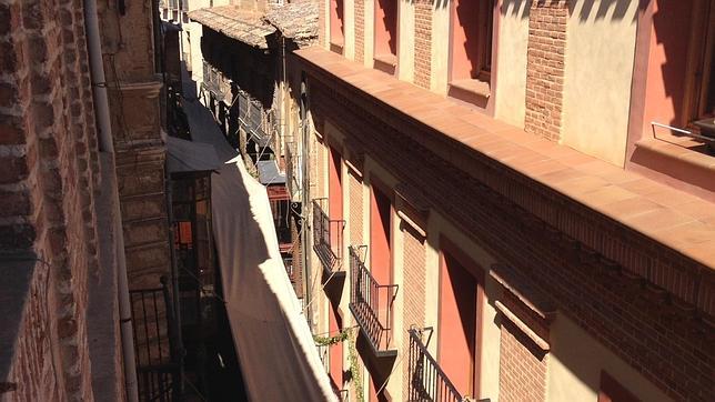 Calle Sillería, desde un balcón