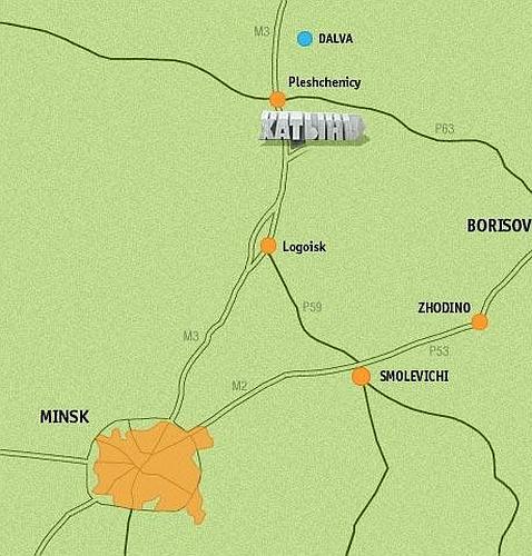 Mapa que muestra la ubicación del pueblo
