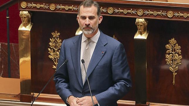 El Rey se ha dirigido a la Asamblea Nacional francesa
