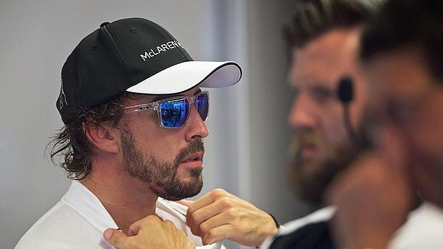 Fernando Alonso, tras la primera sesión de entrenamientos libres