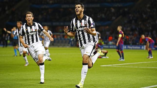 Morata, un gol dedicado a dos aficiones