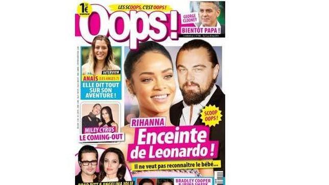 Leonardo Dicaprio demanda a la revista «Oops» por publicar que Rihanna espera un hijo de él