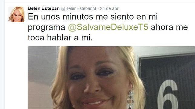 Belén Esteban revela que no es ella quien comete sus faltas de ortografía en Twitter