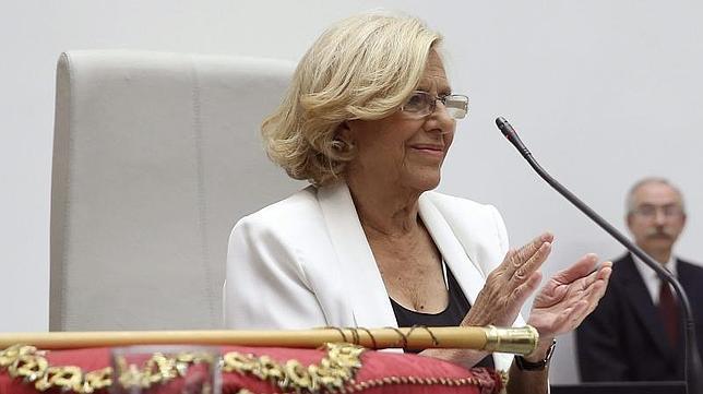 Ahora Madrid celebra en Las Vistillas la llegada de Carmena a la Alcaldía