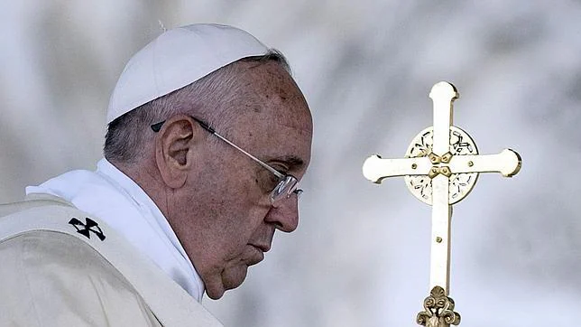 El Papa Francisco durante la celebración de la Misa del Corpus Christi