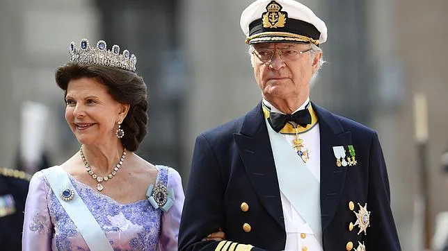 La Reina Silvia de Suecia y su marido el Rey Carlos Gustavo