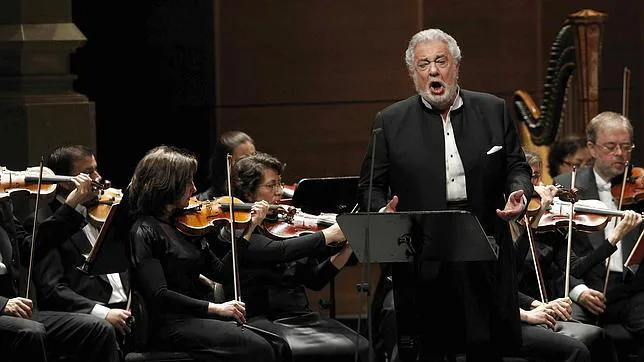 Plácido Domingo, en un concierto en el Liceo el pasado mes de abril