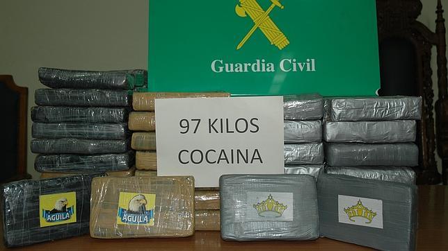 Interceptan en Zaragoza 97 kilos de cocaína valorados en más de tres millones de euros