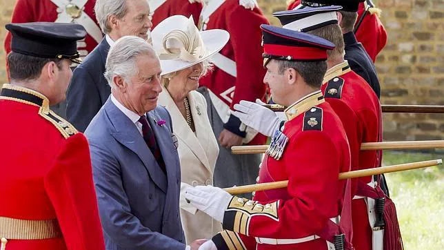 El Príncipe Carlos en las celebraciones de la Batalla de Waterloo