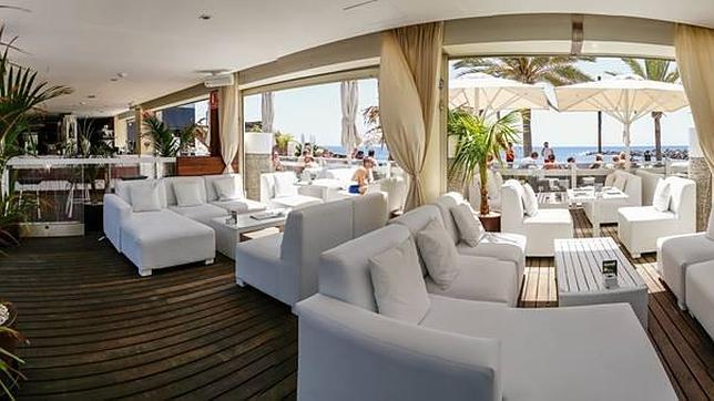 La espectacular terraza de Papagayo Beach Club, en el sur de Tenerife
