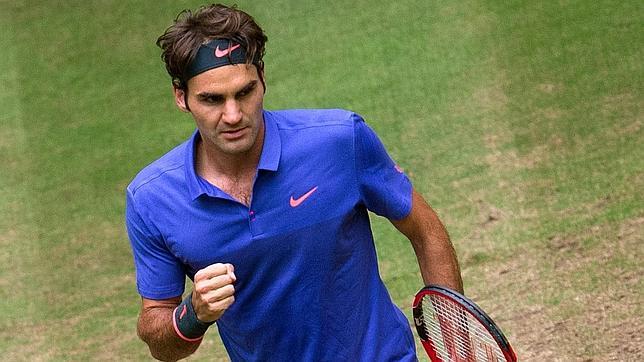 Federer, amo y señor en Halle