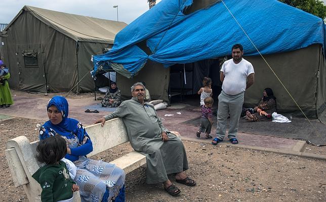 El día a día de los refugiados sirios en Melilla