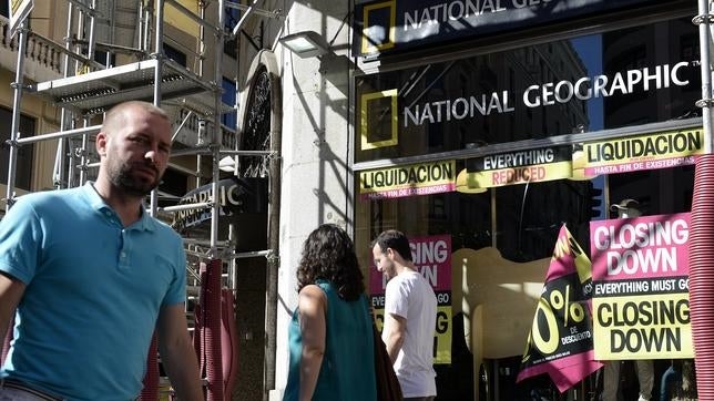 La tienda «National Geographic» cierra sus puertas definitivamente en Madrid