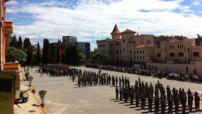 Asistencia récord a la jura de bandera de Barcelona