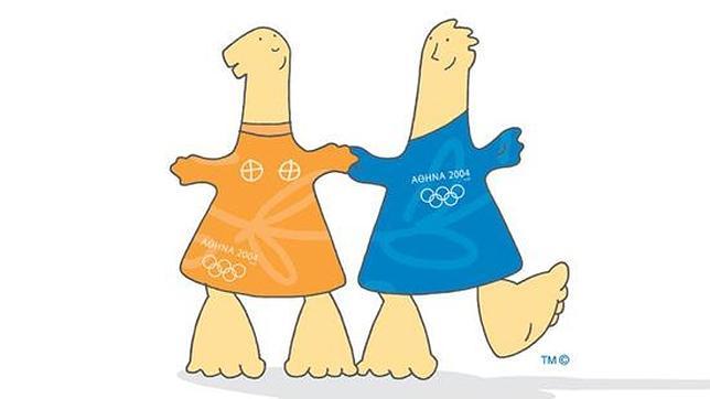 Atenea y Febo, la pareja de hermanos de Atenas 2004