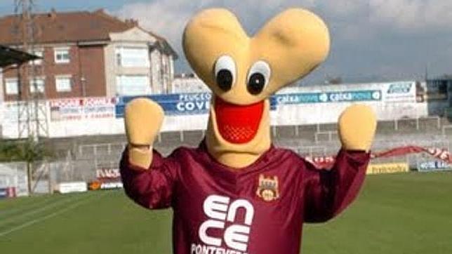 Roelio, la mascota del Pontevedra