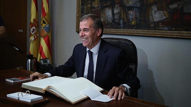 Antonio Cosculluela, presidente de las Cortes de Aragón