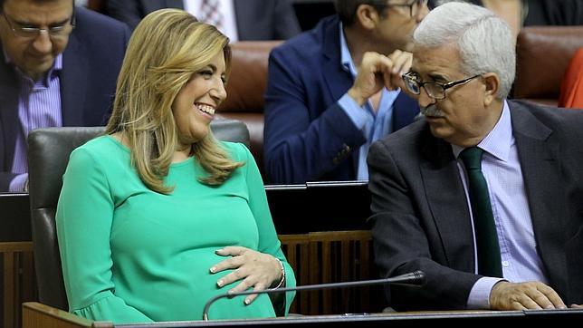 Susana Díaz afronta muy ilusionada la recta final de su embarazo