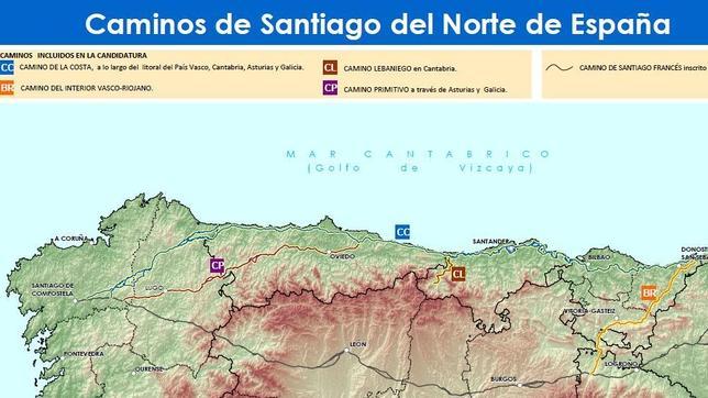 Los Caminos del Norte se juegan ser Patrimonio de la Humanidad