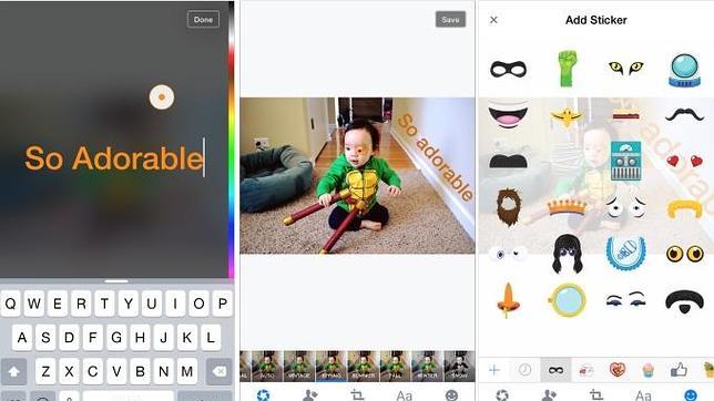 Facebook busca parecerse más a Snapchat con nuevas funciones de edición de fotos