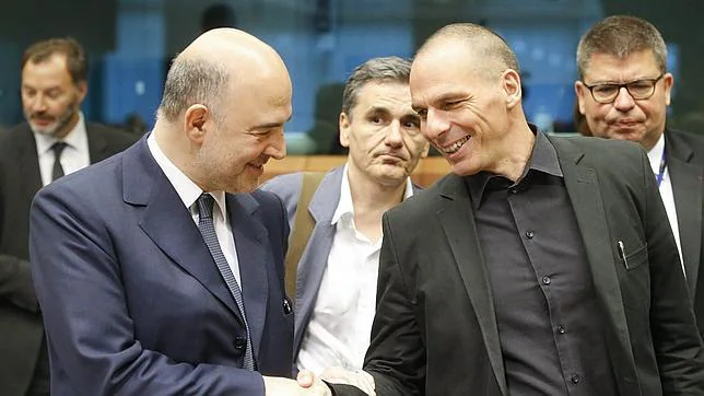 Moscovici y Varoufakis en una imagen de archivo
