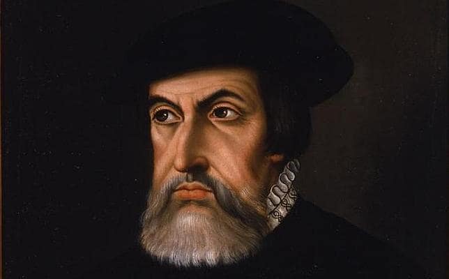 Retrato de Hernán Cortés en su vejez