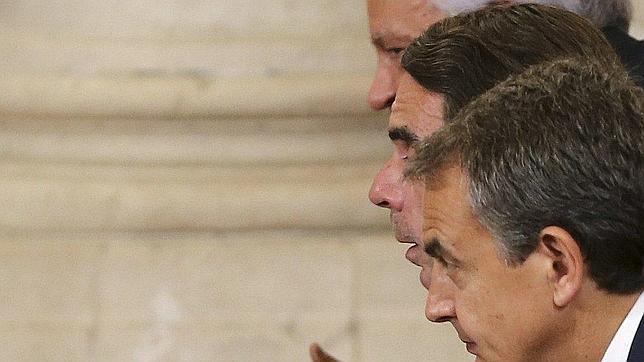 Los raros encuentros entre Aznar, Zapatero y González