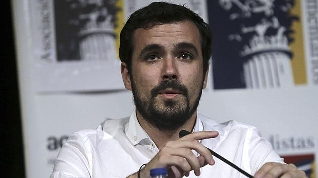 El candidato de IU a la Presidencia del Gobierno, Alberto Garzón