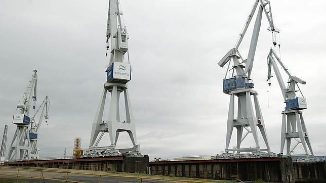 Astilleros de Navantia en Ferrol