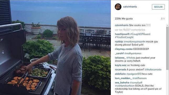 Calvin Harris: «Taylor Swift también cocina»