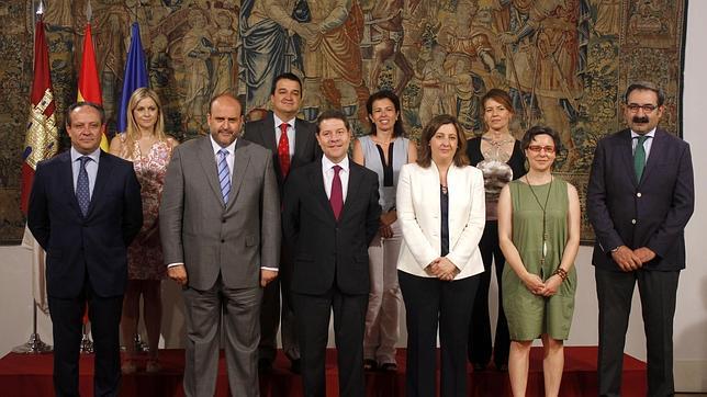 Primera toma de contacto de Page con sus consejeros en el Palacio de Fuensalida