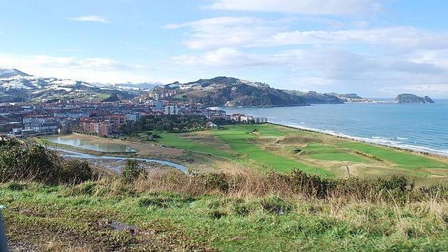 Vista de Zarauz desde el monte Talai Mendi