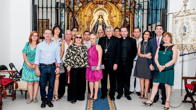 Bendición del nuevo altar y retablo de la ermita de Magán