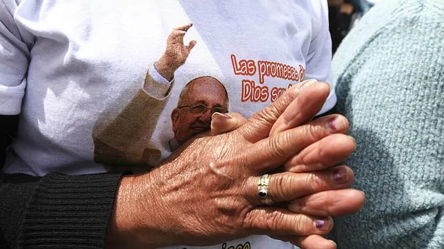 Una fiel, tras ver al Papa Francisco: «Ya puedo morir tranquila»