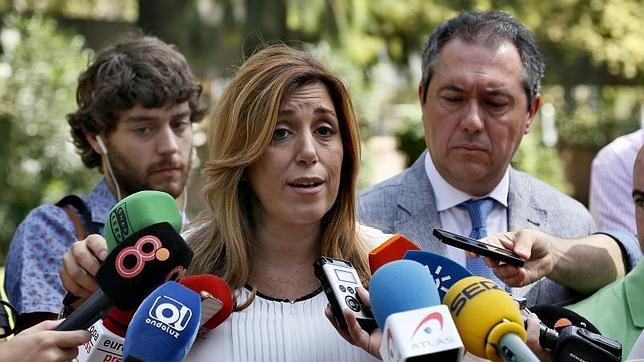 Susana Díaz valora la «sensibilidad» de la directora de la Alhambra