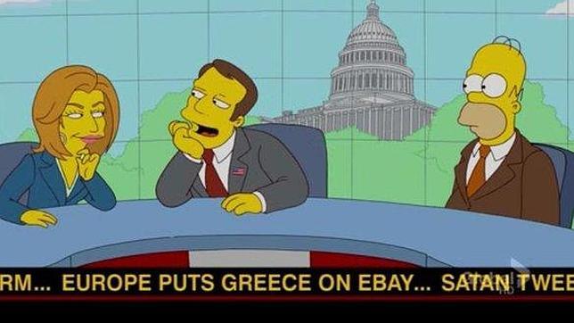 Los Simpson ya anunciaron el «Grexit» en 2012