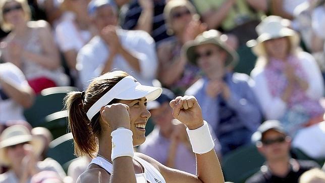 Muguruza, brillante finalista en Wimbledon