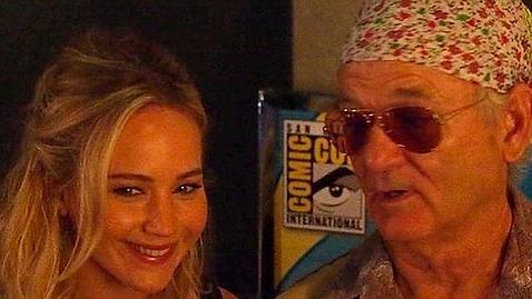 Jennifer Lawrence confiesa su obsesión con el actor Bill Murray