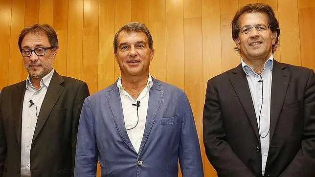 Benedito, Laporta y Freixa, en un debate reciente