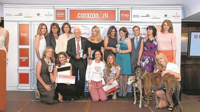 Los Premios Corazón Solidario reúnen a los rostros más conocidos del país