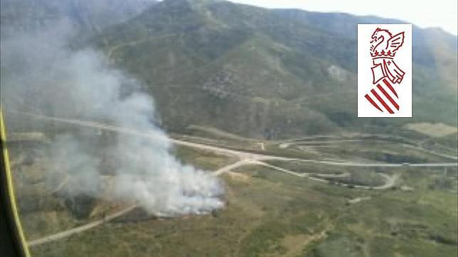 Declarado un incendio forestal en Catí