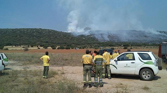 Declarado un nuevo incendio en la localidad guadalajareña de Cifuentes